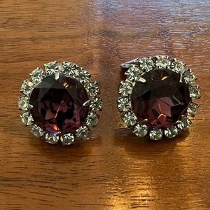 Vintage Kenneth Lane Clip On Costume Earrings. Gorgeous!!